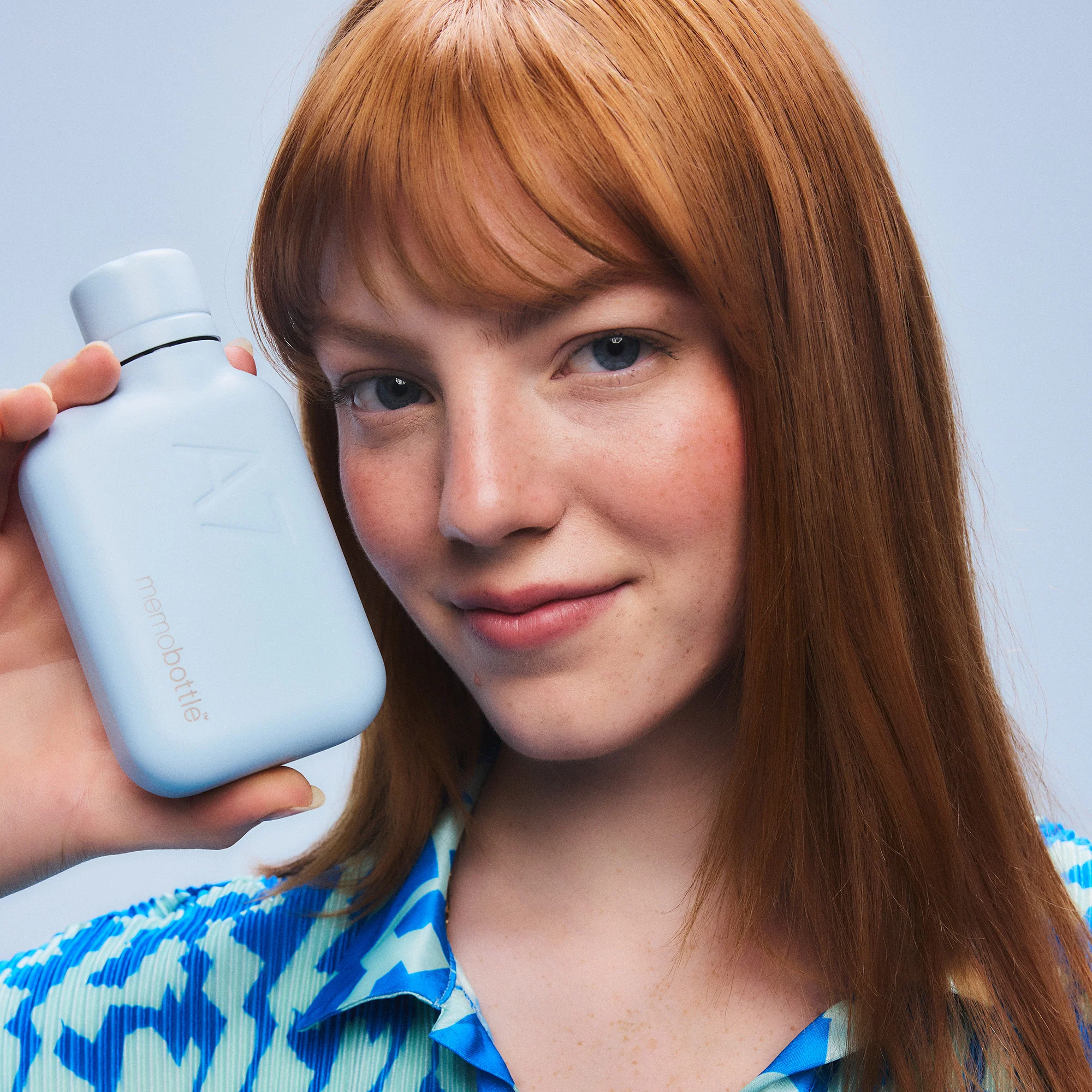 A7 memobottle (Stainless Steel) - Powder Blue - Image 4